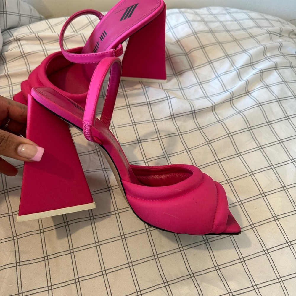 The attico pink heels